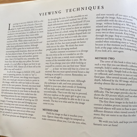 Magic Eye A New Way of Looking at the World 3D Illusions N.E.Thing Ente… - Picture 5 of 12